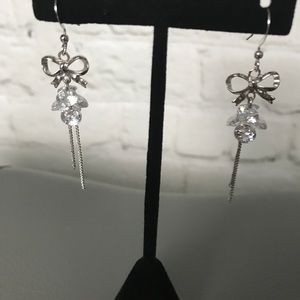 Dangling Bow Earrings